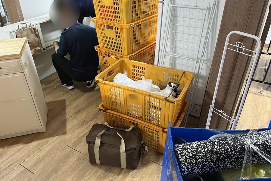 고흥 작업 당일 현장
